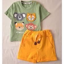 ست تیشرت و شلوارک بچگانه