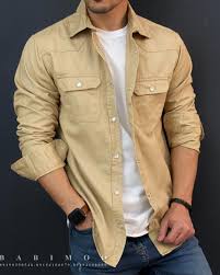 پیراهن مردانه کتان ساده