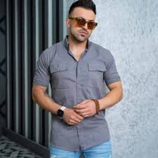 پیراهن مردانه کتان ساده